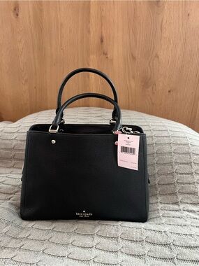 AUTHENTIC Kate Spade Black Leather Satchel